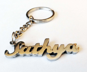 Brass Letter keychains for Home, hotels, industries, offices